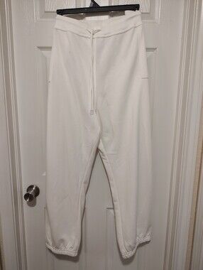 Cato White Women's Drawstring Jogger Pants